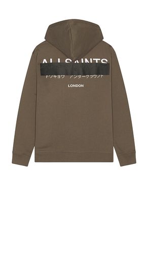 Redact Hoodie in Olive. - size L (also in M, S, XL/1X) - ALLSAINTS - Modalova