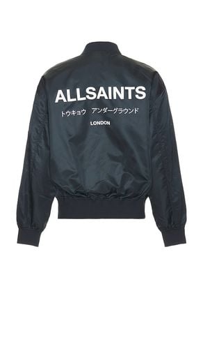 Underground Bomber in Blue. - size L (also in M, XL/1X) - ALLSAINTS - Modalova