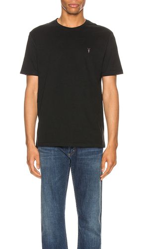 Brace Tonic Crew Tee in Black. - size M (also in S) - ALLSAINTS - Modalova