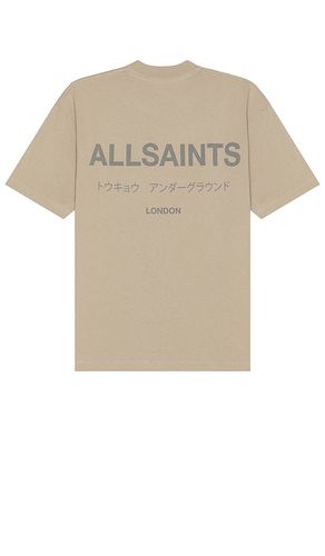 Underground Tee in Brown. - size L (also in M) - ALLSAINTS - Modalova