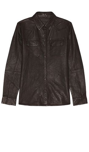 Camisa en color marrón talla L en - Brown. Talla L (también en M, S, XL/1X) - ALLSAINTS - Modalova