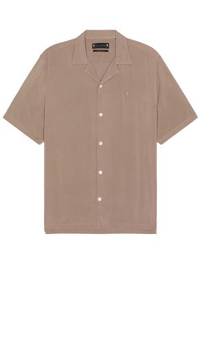 Camisa en color marrón talla L en - Brown. Talla L (también en M, S, XL/1X) - ALLSAINTS - Modalova