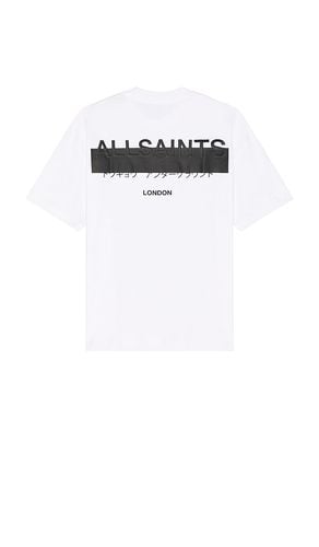 Redact Short Sleeve Crew in White. - size L (also in M, S, XL/1X) - ALLSAINTS - Modalova