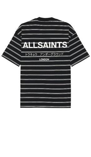 Underground Stripe Tee in . Size XXL/2X - ALLSAINTS - Modalova