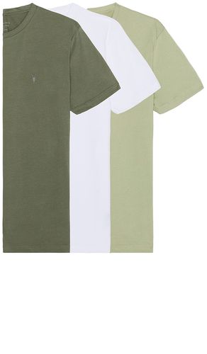 Camiseta brace en color verde oliva talla L en & - Olive. Talla L (también en M, S) - ALLSAINTS - Modalova