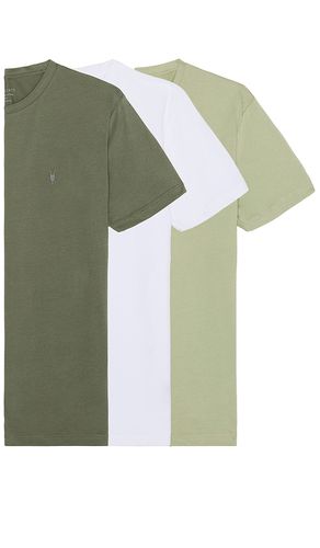 Camiseta brace en color verde oliva talla L en & - Olive. Talla L (también en M, S, XL/1X) - ALLSAINTS - Modalova