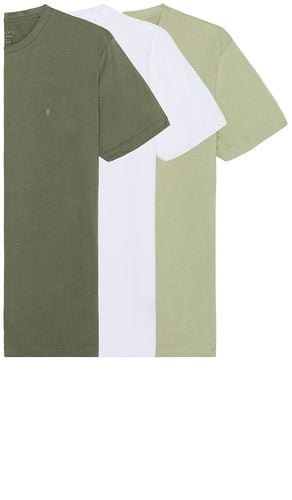 Camiseta brace en color verde oliva talla L en & - Olive. Talla L (también en XL/1X, XXL/2X) - ALLSAINTS - Modalova
