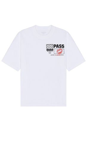 Camiseta pass en color blanco talla M en - White. Talla M (también en L, S, XL/1X, XXL/2X) - ALLSAINTS - Modalova