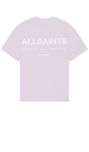 Access Tee in Purple. - size M (also in L, XL/1X) - ALLSAINTS - Modalova