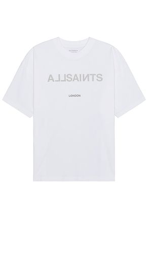 Camiseta cutout en color blanco talla L en - White. Talla L (también en M, S, XL/1X) - ALLSAINTS - Modalova