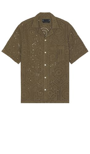 Pueblo Short Sleeve Shirt in Olive. - size L (also in S) - ALLSAINTS - Modalova