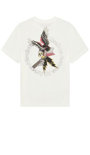 Fret Tee in White. - size L (also in M, S, XL/1X, XS) - ALLSAINTS - Modalova