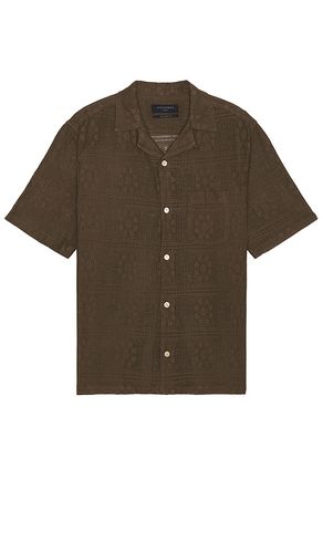 Camisa caleta en color marrón talla L en - Brown. Talla L (también en M, S, XL/1X, XXL/2X) - ALLSAINTS - Modalova