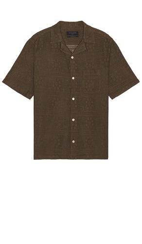 Camisa caleta en color marrón talla L en - Brown. Talla L (también en M, XL/1X) - ALLSAINTS - Modalova