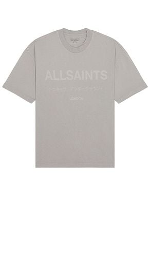 Camiseta laser en color azul talla L en - Blue. Talla L (también en M, XL/1X) - ALLSAINTS - Modalova