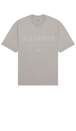 Camiseta laser en color azul talla M en - Blue. Talla M (también en XL/1X) - ALLSAINTS - Modalova