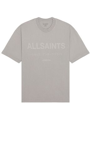 Camiseta laser en color gris claro talla L en - Light Grey. Talla L (también en M, S, XS) - ALLSAINTS - Modalova
