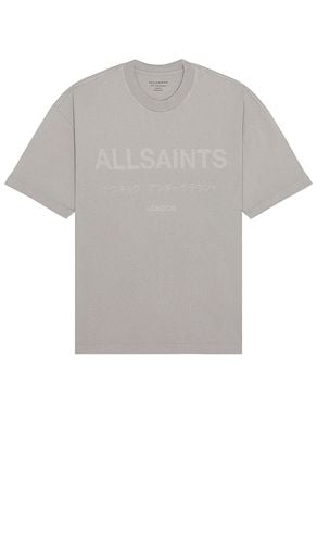 Laser Tee in Blue. - size M (also in XL/1X) - ALLSAINTS - Modalova