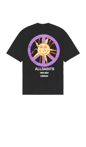 Camiseta orbs en color negro talla L en - Black. Talla L (también en M, XL/1X) - ALLSAINTS - Modalova