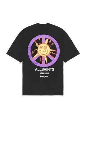 Camiseta orbs en color negro talla M en - Black. Talla M (también en XL/1X) - ALLSAINTS - Modalova