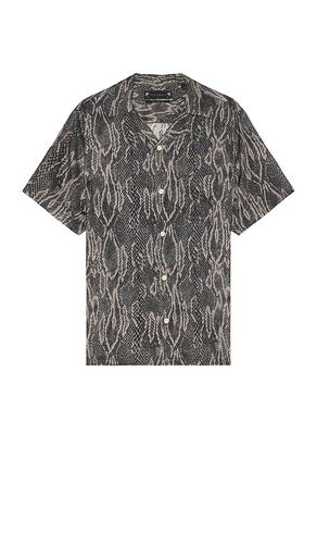 Camisa boomslang en color negro talla L en - Black. Talla L (también en M, S) - ALLSAINTS - Modalova