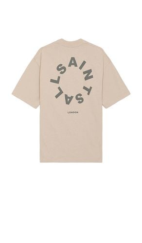 Tierra Short Sleeve Crew in Tan. - size L (also in M, S, XL/1X) - ALLSAINTS - Modalova