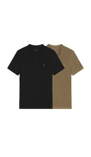 Reform short sleeve polo 2 pac en color negro talla L en & - . Talla L (también en M, S) - ALLSAINTS - Modalova