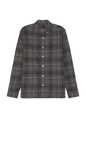 Camisa en color talla M en - Grey. Talla M (también en S, XL/1X) - ALLSAINTS - Modalova