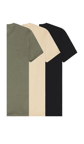 Tonic Short Sleeve Crew 3 Pk in Green. - size L (also in M) - ALLSAINTS - Modalova