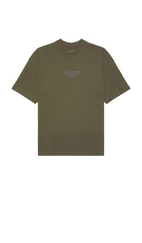 Camiseta en color verde talla L en - Green. Talla L (también en M, S, XL/1X) - ALLSAINTS - Modalova