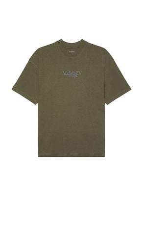 Bones Short Sleeve Crew in Green. - size L (also in M, S, XL/1X) - ALLSAINTS - Modalova