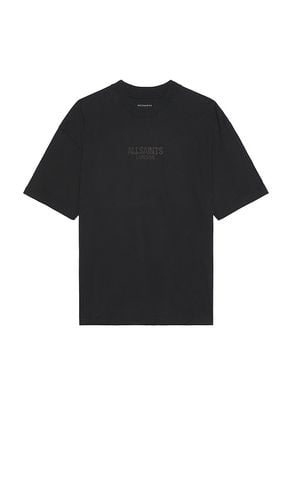 Bones Short Sleeve Crew in Black. - size L (also in M, S) - ALLSAINTS - Modalova