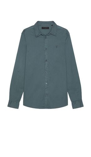 Camisa en color azul talla L en - Blue. Talla L (también en M, S, XL/1X) - ALLSAINTS - Modalova