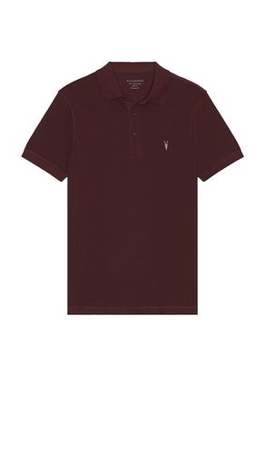 Reform short sleeve polo en color vino talla L en - Wine. Talla L (también en M, S) - ALLSAINTS - Modalova