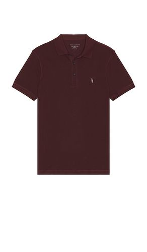 Reform short sleeve polo en color vino talla L en - Wine. Talla L (también en M, S, XL/1X) - ALLSAINTS - Modalova