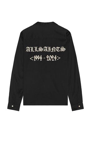 Camisa troya en color negro talla L en - Black. Talla L (también en M, S, XL/1X) - ALLSAINTS - Modalova