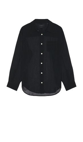 Ando Long Sleeve Shirt in Black. - size L (also in M, S, XL/1X) - ALLSAINTS - Modalova