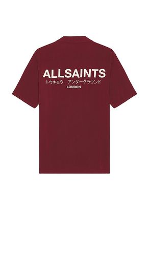 Underground Short Sleeve Shirt in Red. - size M (also in S) - ALLSAINTS - Modalova