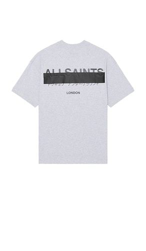 Redact Short Sleeve Crewneck T-shirt in Grey. - size L (also in M, S, XL/1X) - ALLSAINTS - Modalova