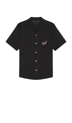 Lovers Button Down Camp Shirt in Black. - size M (also in S, XL/1X) - ALLSAINTS - Modalova
