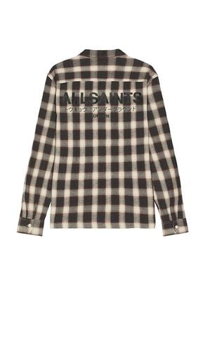 Underground Long Sleeve Shirt in Neutral. - size L (also in M, S, XL/1X) - ALLSAINTS - Modalova