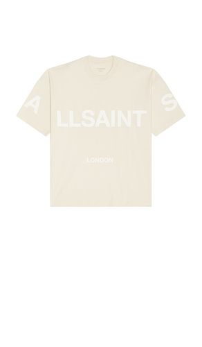 Biggy Crew Neck Tee in Cream. - size L (also in M) - ALLSAINTS - Modalova