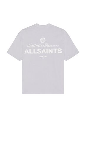 Soleil Crew Neck Tee in Blue. - size L (also in M, S) - ALLSAINTS - Modalova