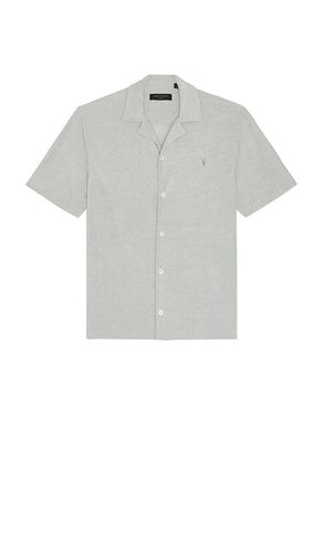 Felix Button Down Shirt in Grey. - size L (also in M) - ALLSAINTS - Modalova
