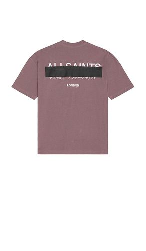 Redact Tee in Mauve. - size L (also in M, S, XL/1X) - ALLSAINTS - Modalova