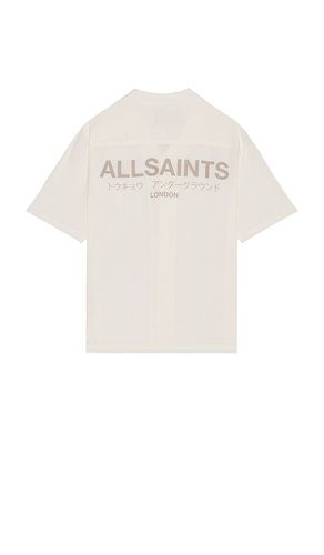 Underground Button Down Shirt in White. - size L (also in M, S) - ALLSAINTS - Modalova