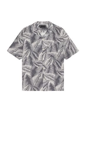 Marseille Button Down Shirt in Grey. - size L (also in M, S, XL/1X) - ALLSAINTS - Modalova