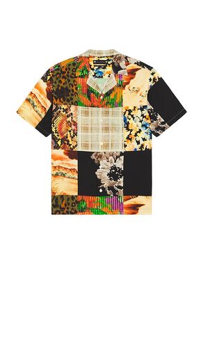 Patche Short Sleeve Shirt in Black. - size L (also in M, S, XL/1X) - ALLSAINTS - Modalova