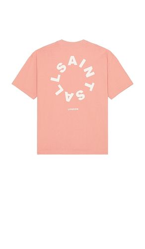 Tierra Crew Neck Tee in Pink. - size S (also in XL/1X) - ALLSAINTS - Modalova