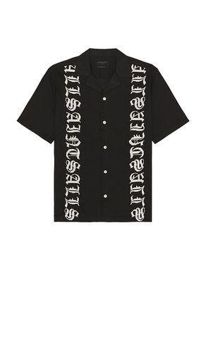 Scripture Short Sleeve Shirt in Black. - size L (also in M, S, XL/1X) - ALLSAINTS - Modalova